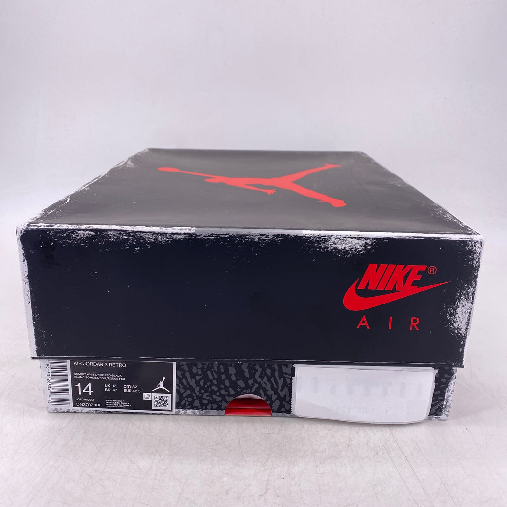 Air Jordan 3 Retro "White Cement" 2023 New Size 14