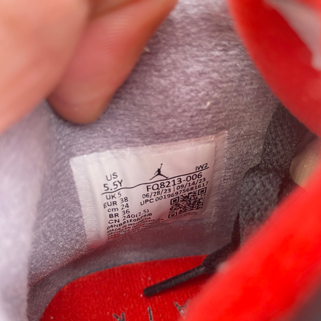 Air Jordan (GS) 4 Retro "Bred Reimagined" 2024 New Size 5.5Y