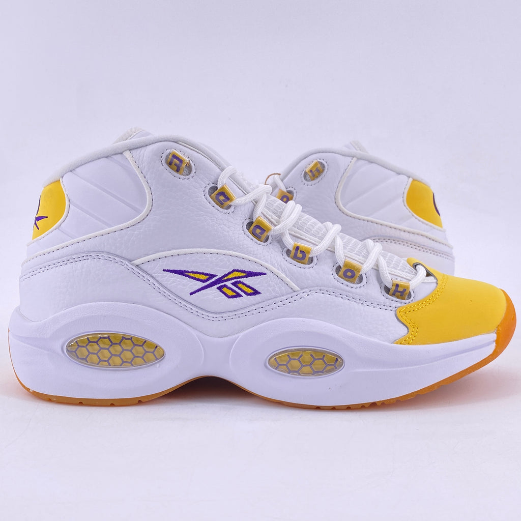 Reebok Question Mid "Yellow Toe" 2020 New Size 10.5