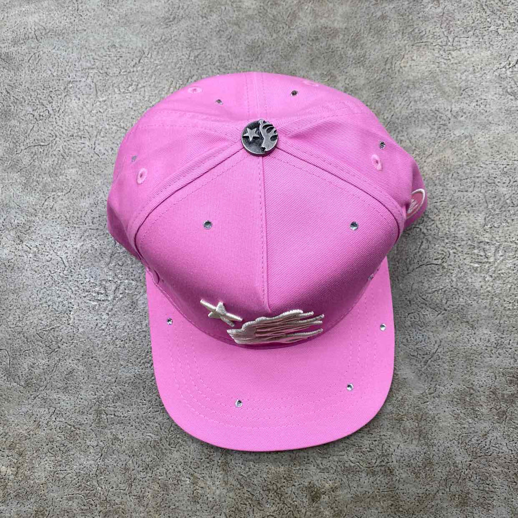 Hellstar Snapback "RHINESTONE" New Pink Size OS