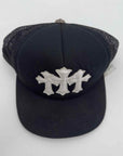 Chrome Hearts Trucker Hat "CEMETERY" Used Black Size OS