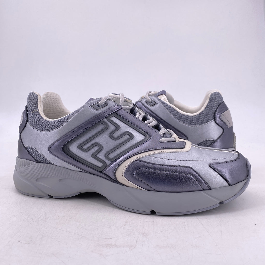Fendi Faster Trainer "Grey"  Used Size 11