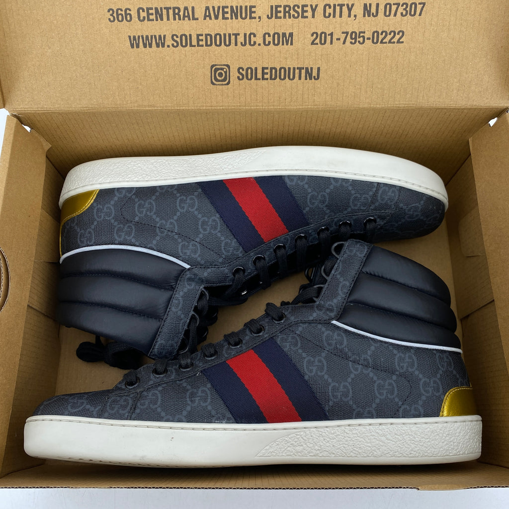 Gucci Ace Sneaker High "Red Blue Stripped"  Used Size 9G