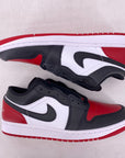 Air Jordan 1 Low "Bred Toe 2.0" 2023 New Size 8.5