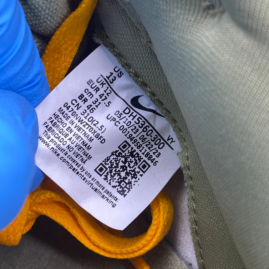 Nike Dunk Low "Dusty Olive" 2021 Used Size 13