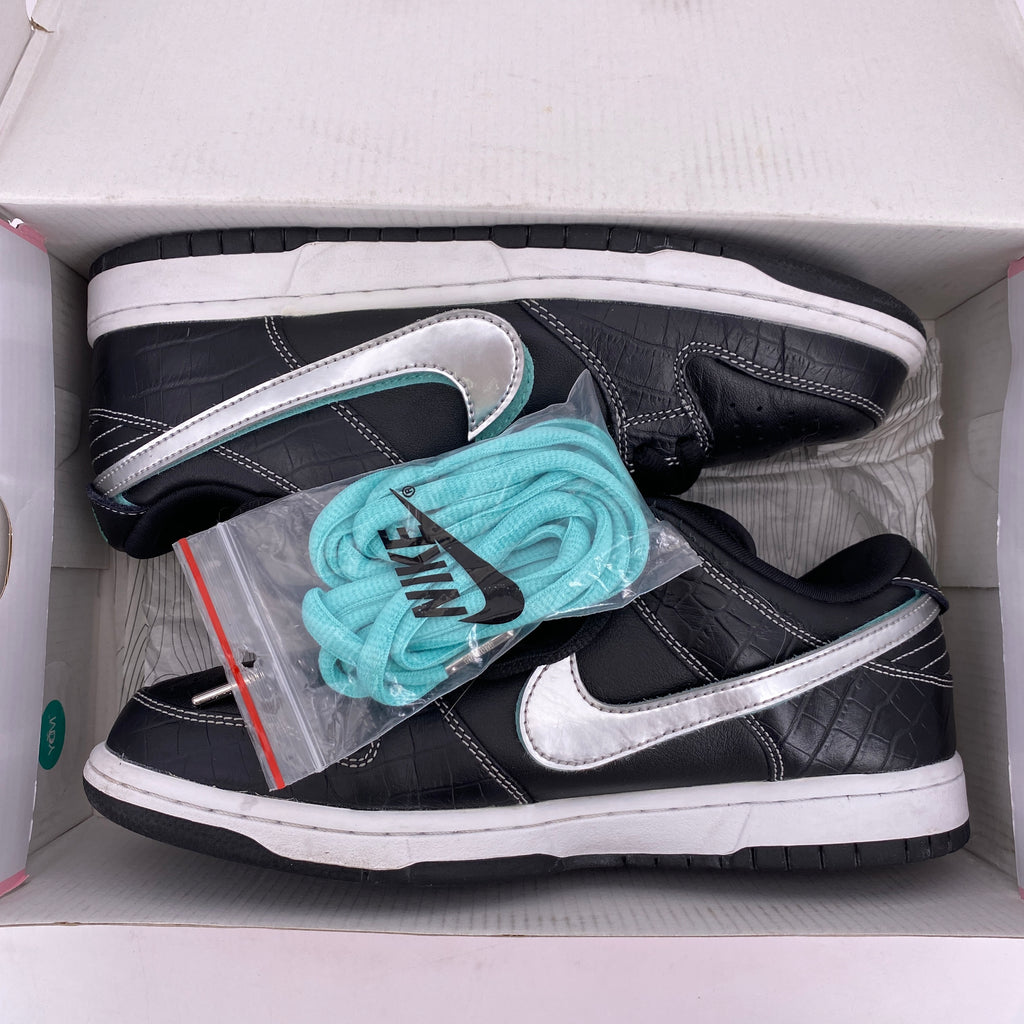 Nike SB Dunk Low "Black Diamond" 2018 Used Size 8.5