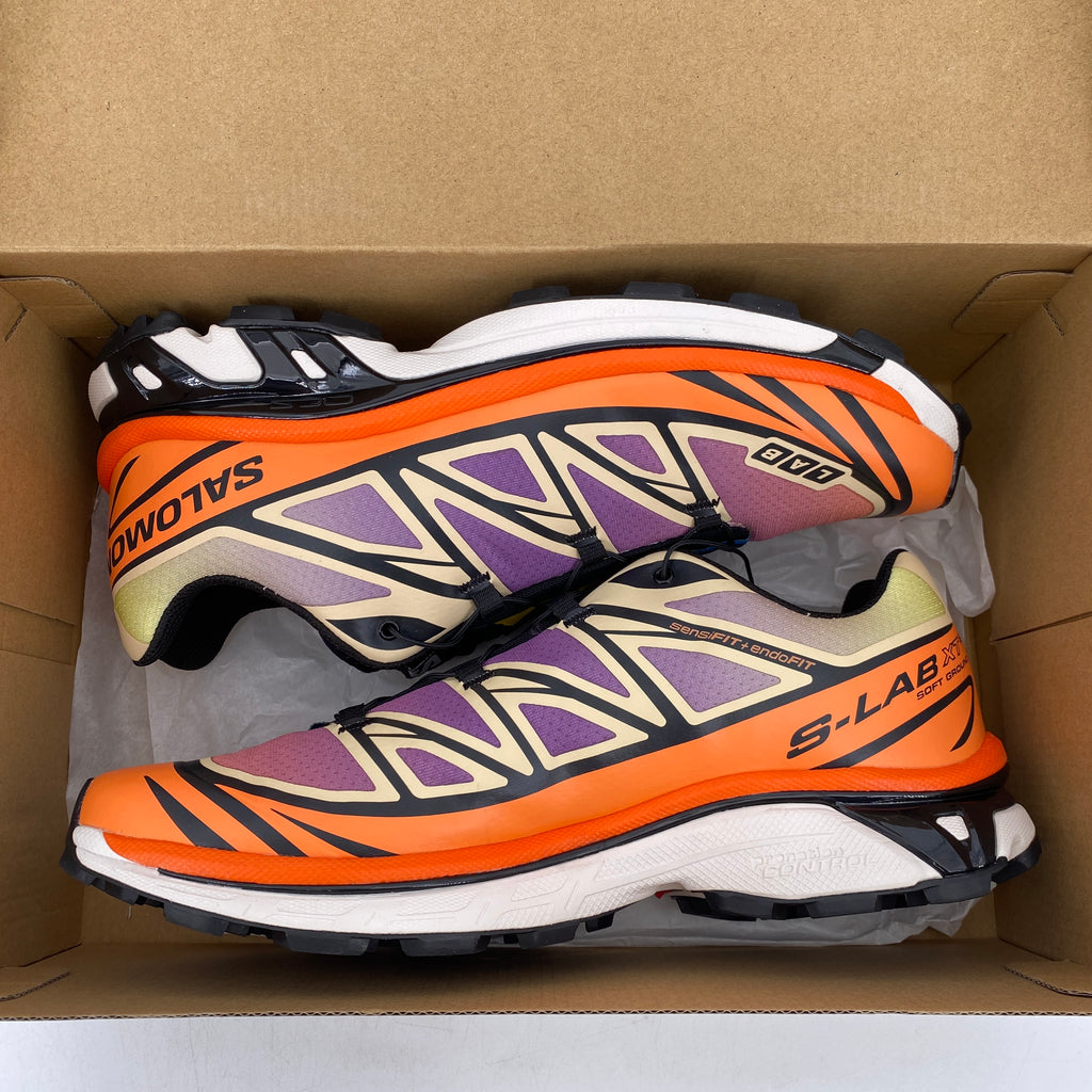Salomon XT-6 "Black Almond Dragon Fire" 2026 Used Size 11.5