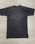 Chrome Hearts T-Shirt "TONAL CROSS" Black Used Size S