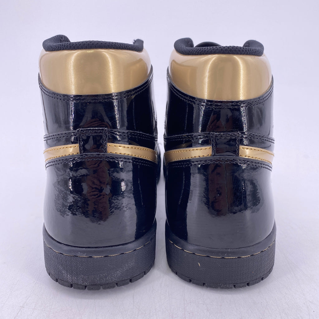 Air Jordan 1 Retro High "Black Metallic Gold" 2020 Used Size 13