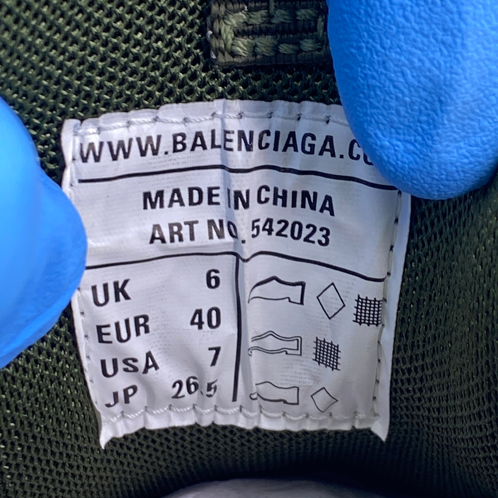 Balenciaga Track "Olive" 2020 New Size 40