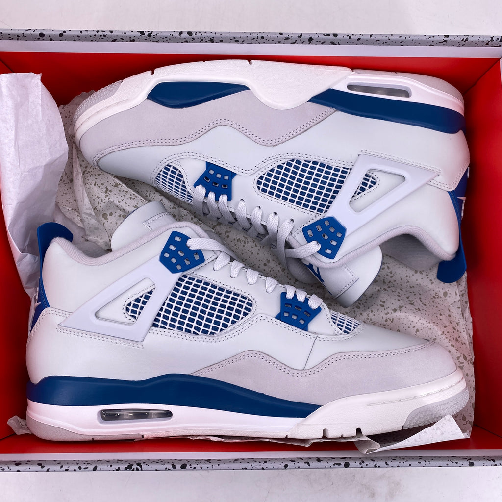 Air Jordan 4 Retro "Military Blue" 2024 New Size 11.5