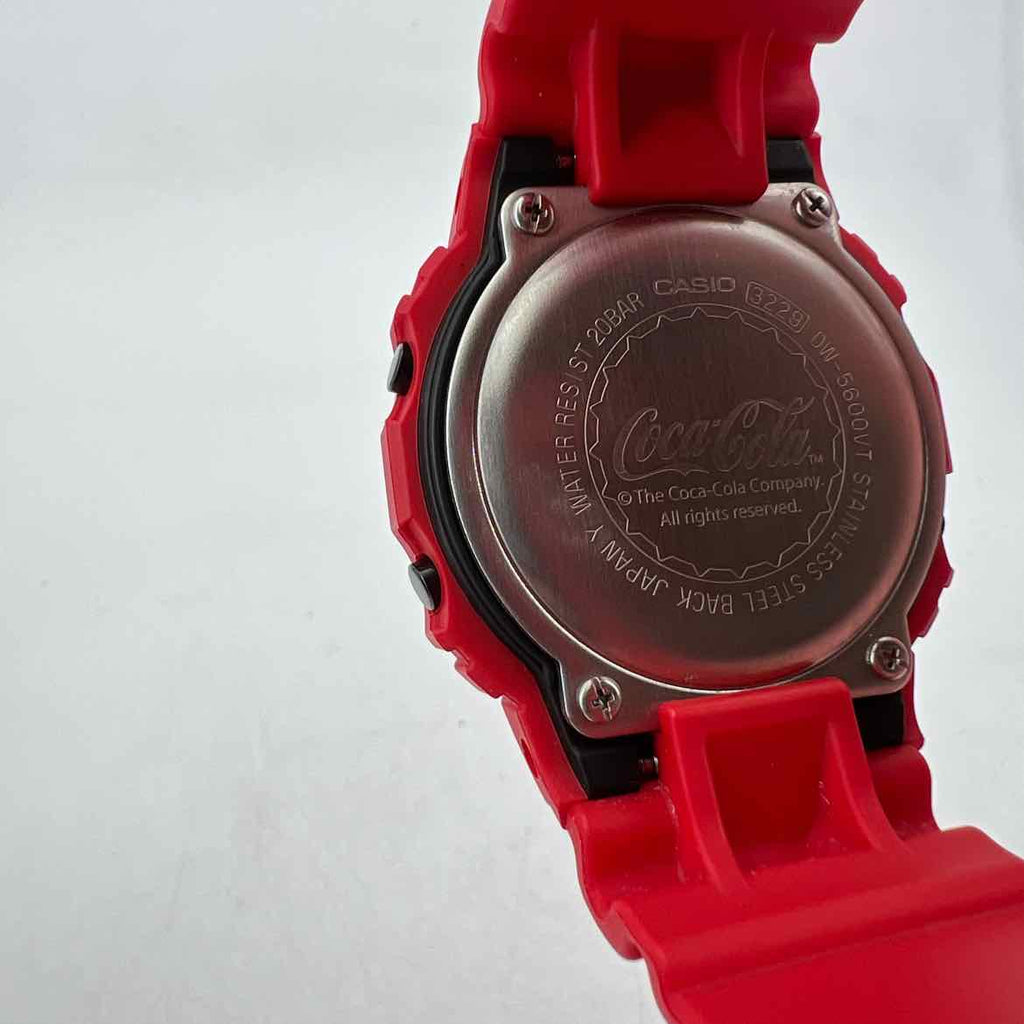 G-Shock Watch "COCA COLA" Used Red Size OS