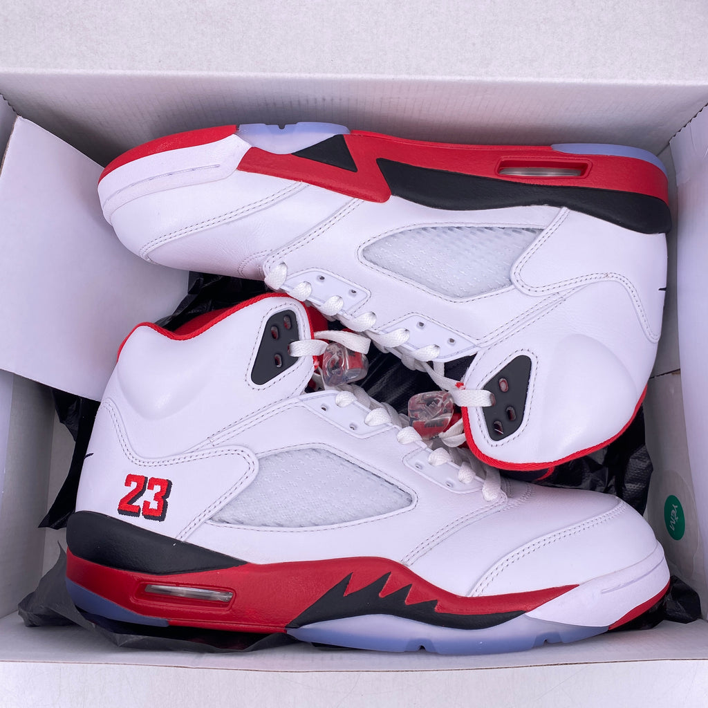 Air Jordan 5 Retro "Fire Red Black Tongue" 2025 New Size 10