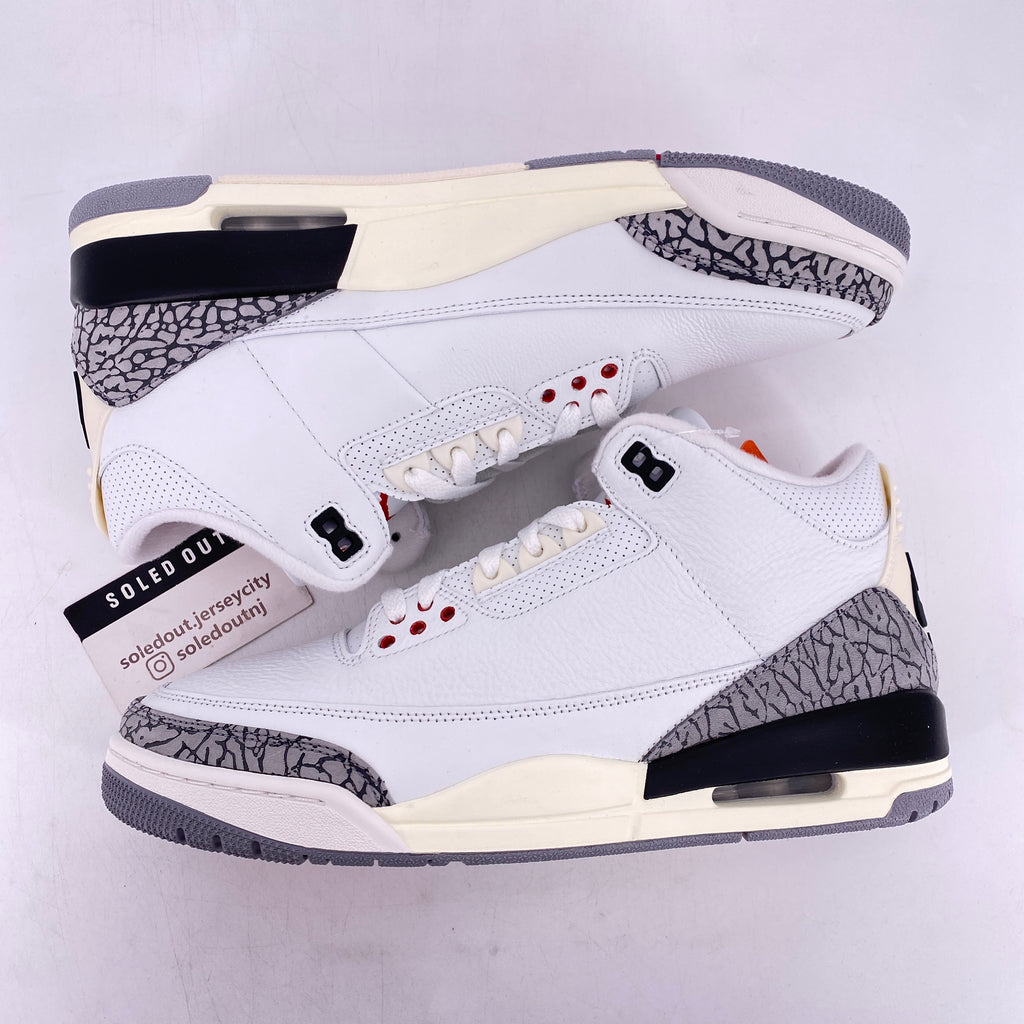 Air Jordan 3 Retro "White Cement Reimagined" 2023 New Size 11
