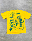 Hellstar T-Shirt "PATH TO PARADISE" Yellow New Size M