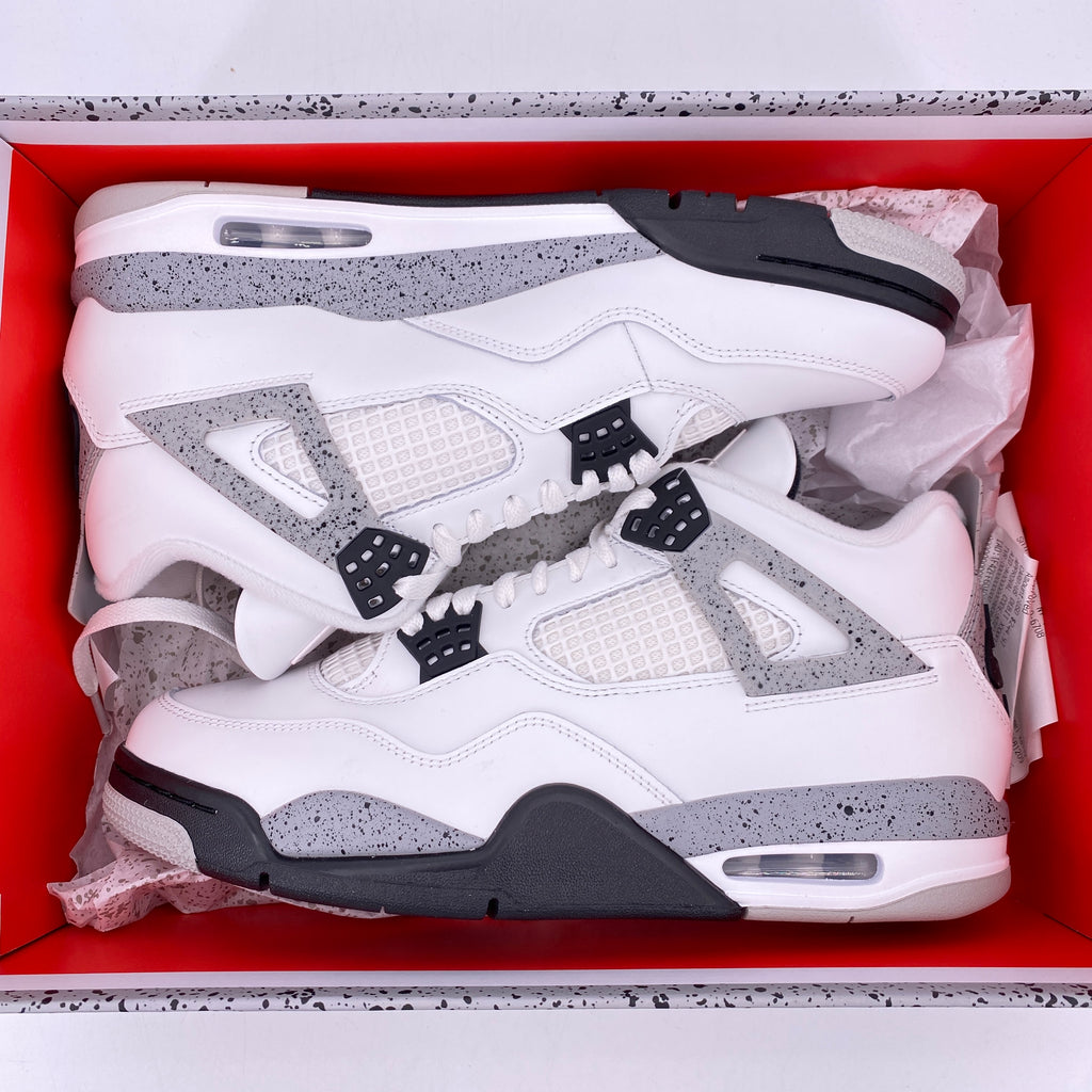 Air Jordan 4 Retro "White Cement" 2025 New Size 10.5