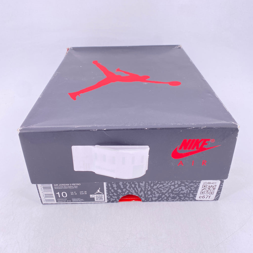 Air Jordan 3 Retro "Black Cement" 2024 New (Cond) Size 10