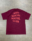 ASSC T-Shirt "LOGO" Maroon New Size XL