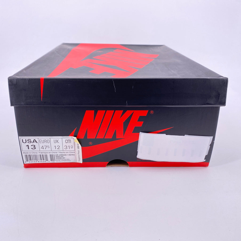 Air Jordan 1 Retro "Hyper Royal" 2018 New Size 13