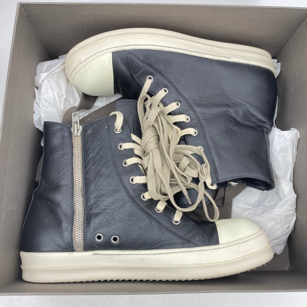Rick Owens High Top "Ramones"  Used Size 45