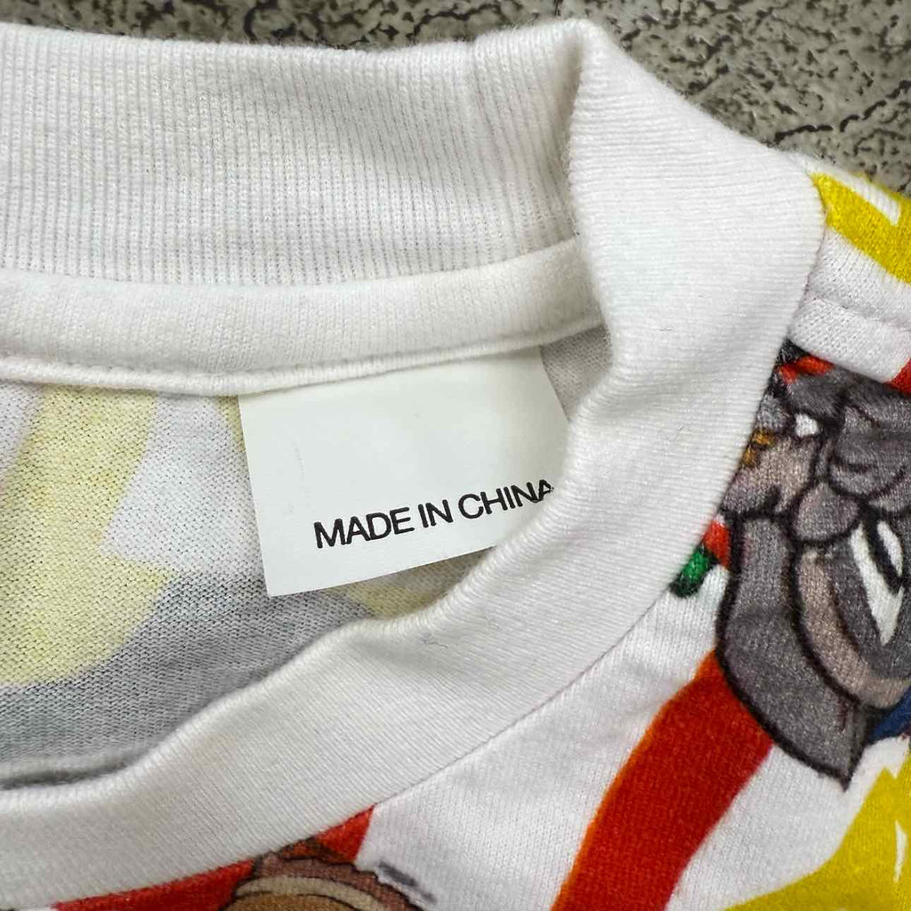 Supreme T-Shirt "ELEPHANT PRINT" White New Size S