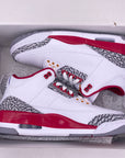 Air Jordan 3 Retro "Cardinal Red" 2022 New Size 9