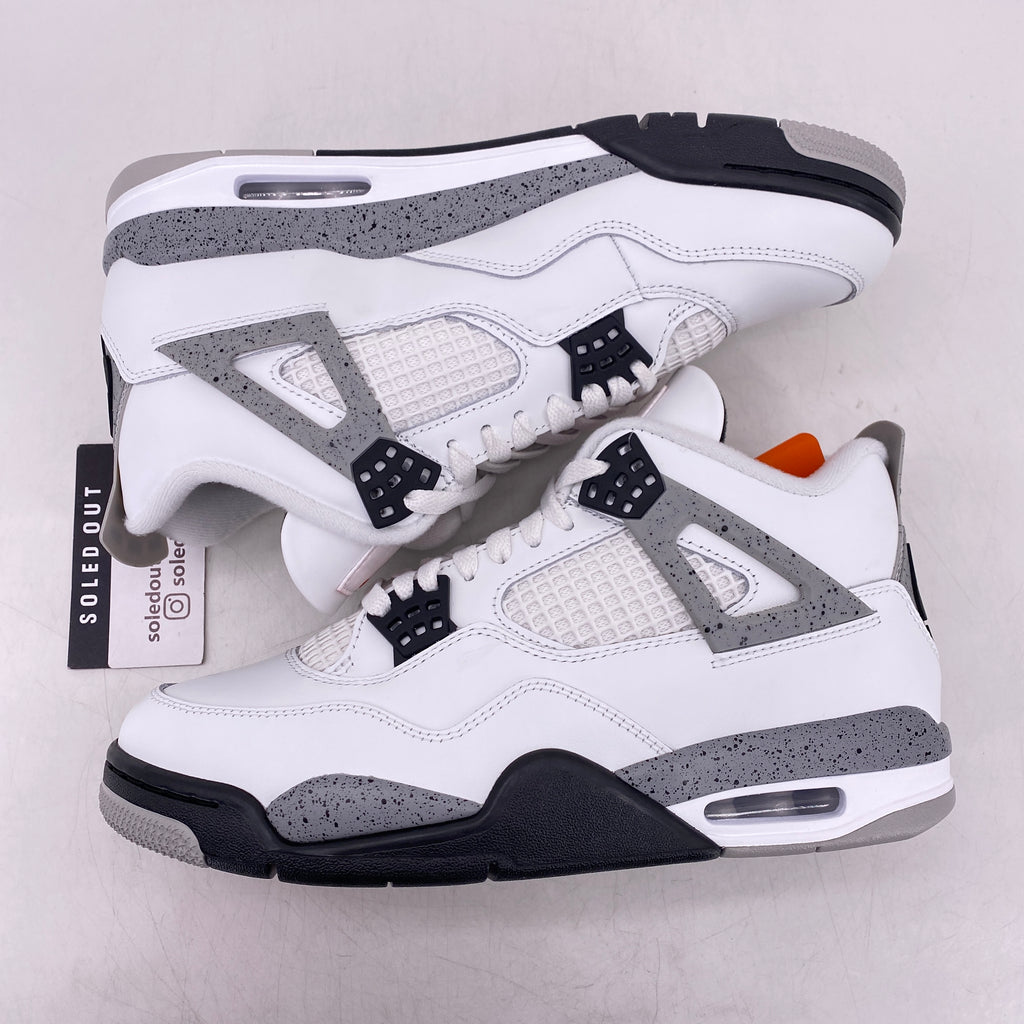 Air Jordan 4 Retro "White Cement" 2025 New Size 8.5