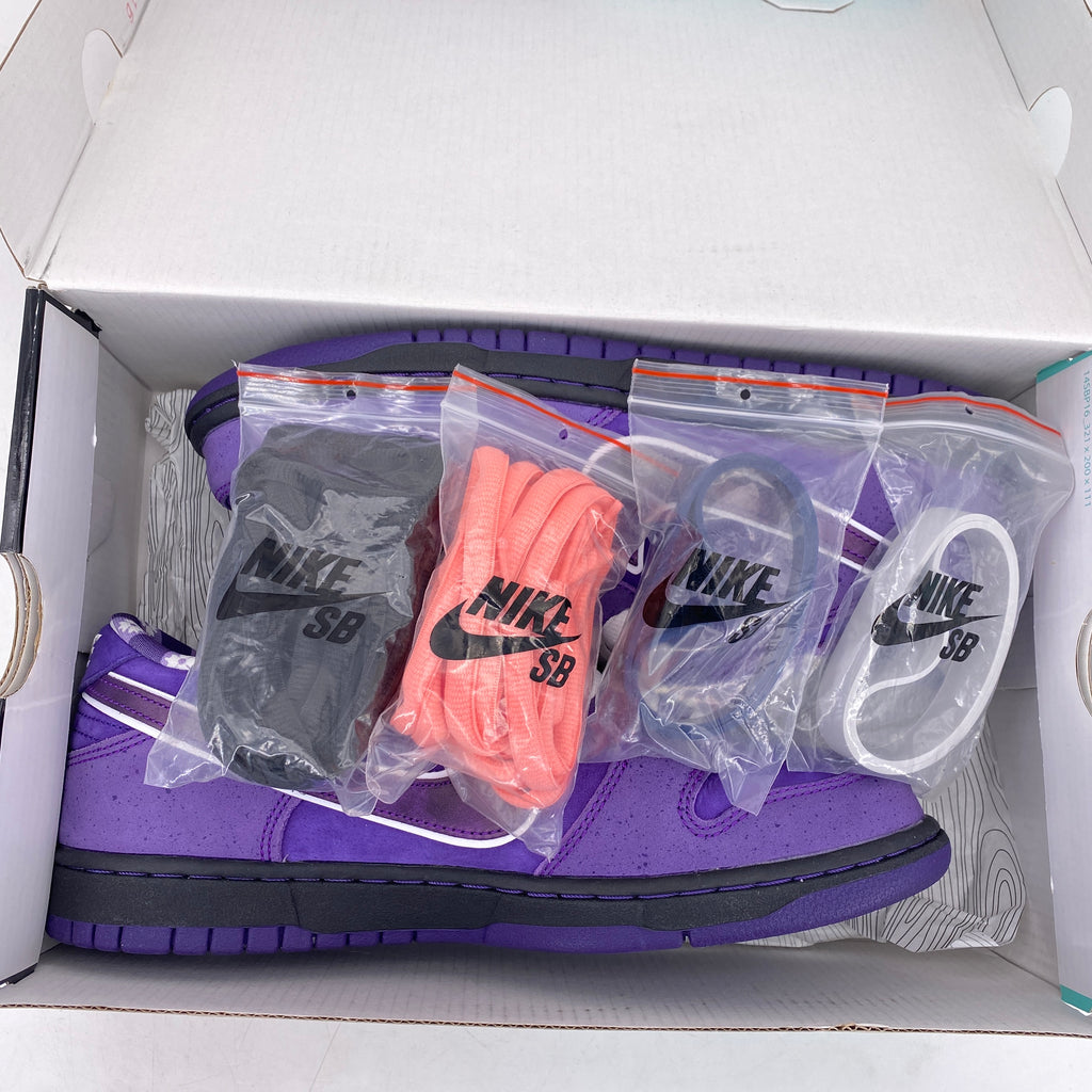 Nike SB Dunk Low Pro QS "Purple Lobster" 2018 Used Size 8.5