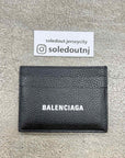 Balenciaga Card Holder "SMOOTH LEATHER" New Black Size OS