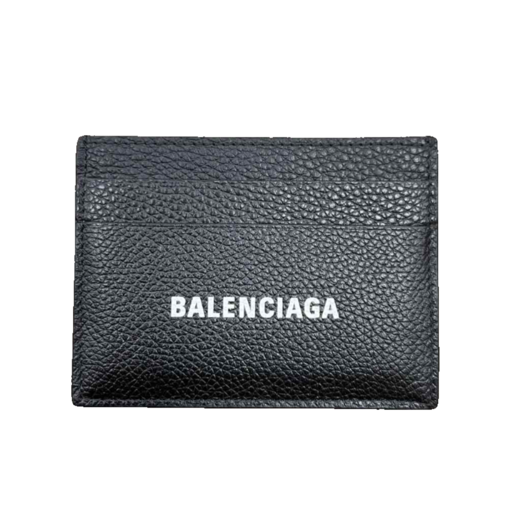 Balenciaga Card Holder "SMOOTH LEATHER" New Black Size OS