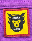 Human Made Long Sleeve "PATCH LOGO" Purple Used Size XL