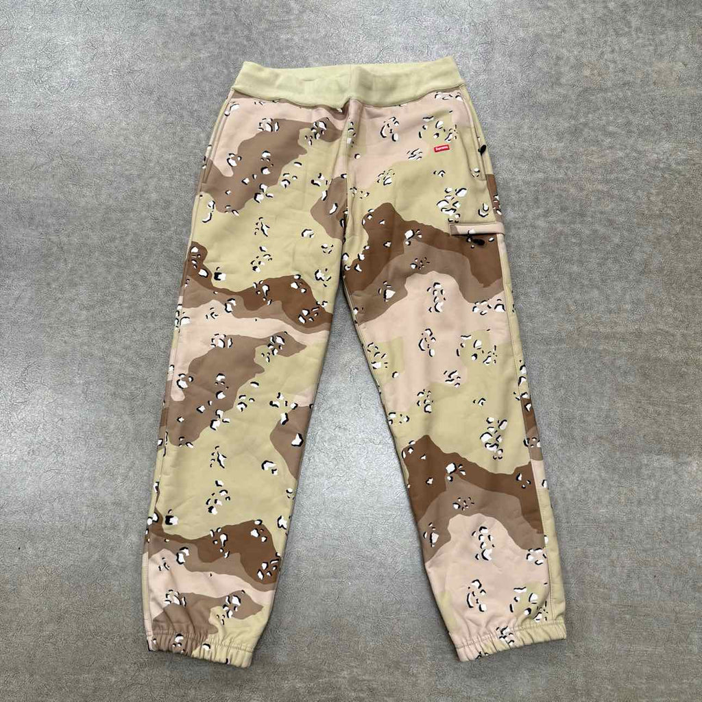 Supreme Sweatpants "DESERT CAMO" Brown Used Size M