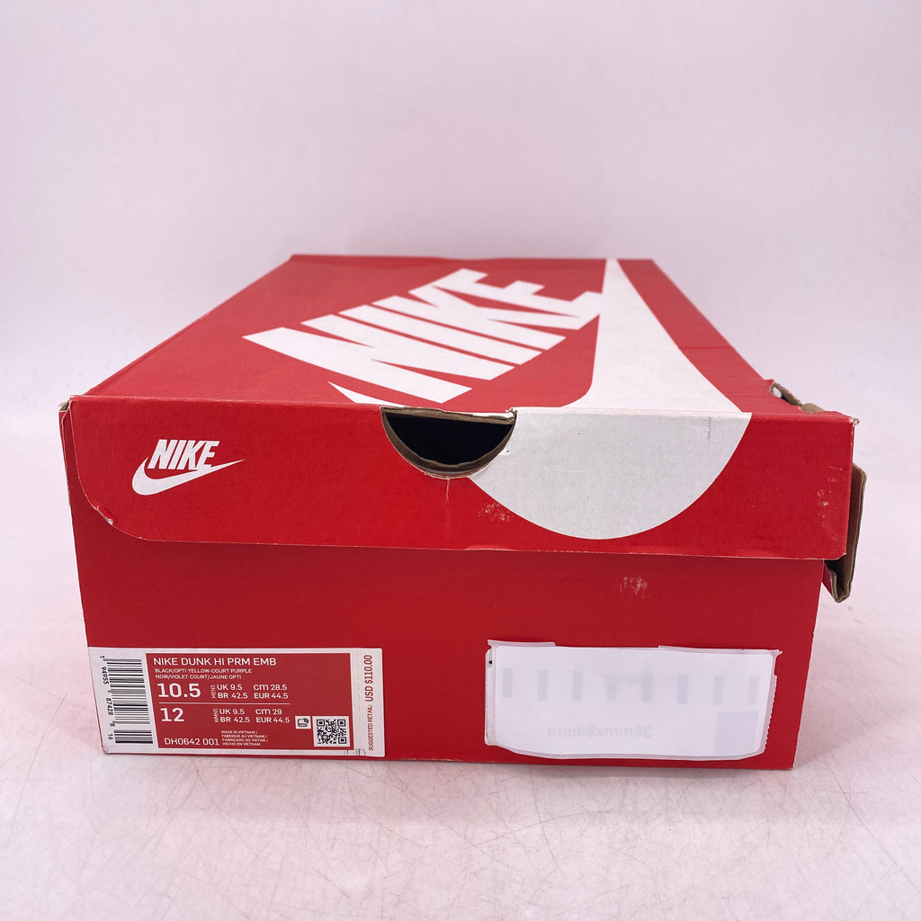 Nike Dunk High PRM "Lakers" 2021 New Size 10.5