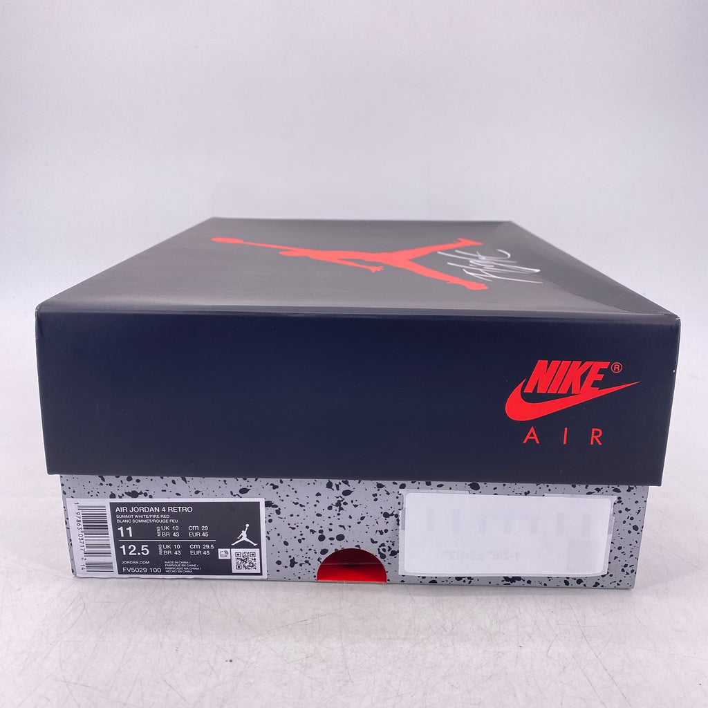 Air Jordan 4 Retro "White Cement" 2025 New Size 11