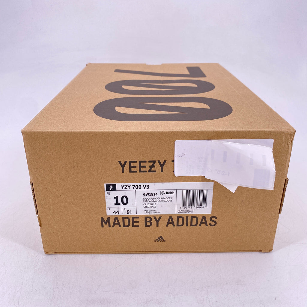Yeezy 700 v3 "Fade Carbon" 2022 Used Size 10