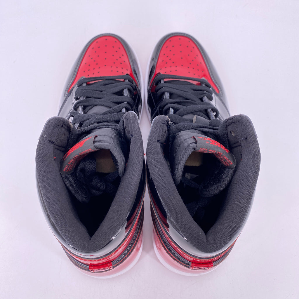 Air Jordan 1 Retro High "Patent Bred" 2021 Used Size 10.5