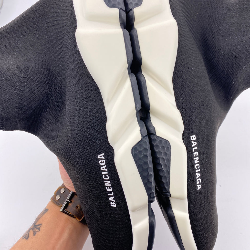 Balenciaga Speed Trainer "Black White" 2021 New Size 45