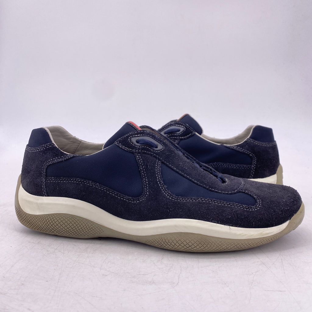 Prada America's Cup "Navy Suede"  Used Size 6 PRADA
