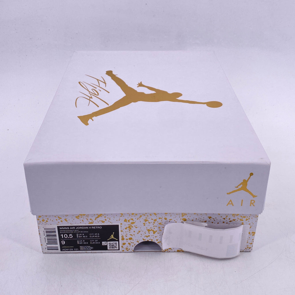 Air Jordan (W) 4 Retro "Vivid Sulfur" 2024 Used Size 10.5W