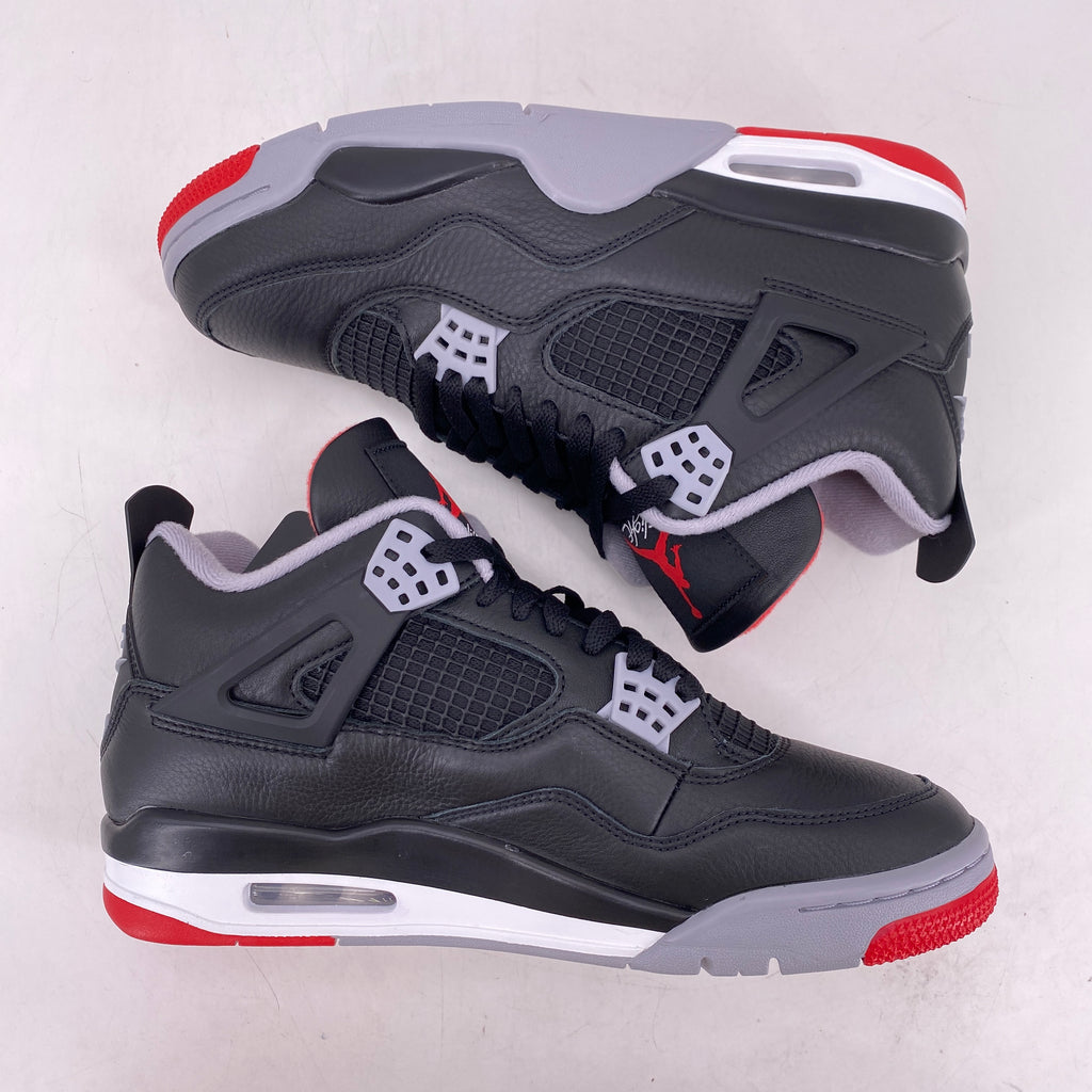 Air Jordan 4 Retro "Bred Reimagined" 2024 New Size 9