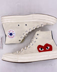 Comme Des Garcon Play High Top "Play"  Used Size 8