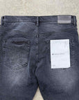 Purple Jeans "KNEE RIPS" Black Used Size 32