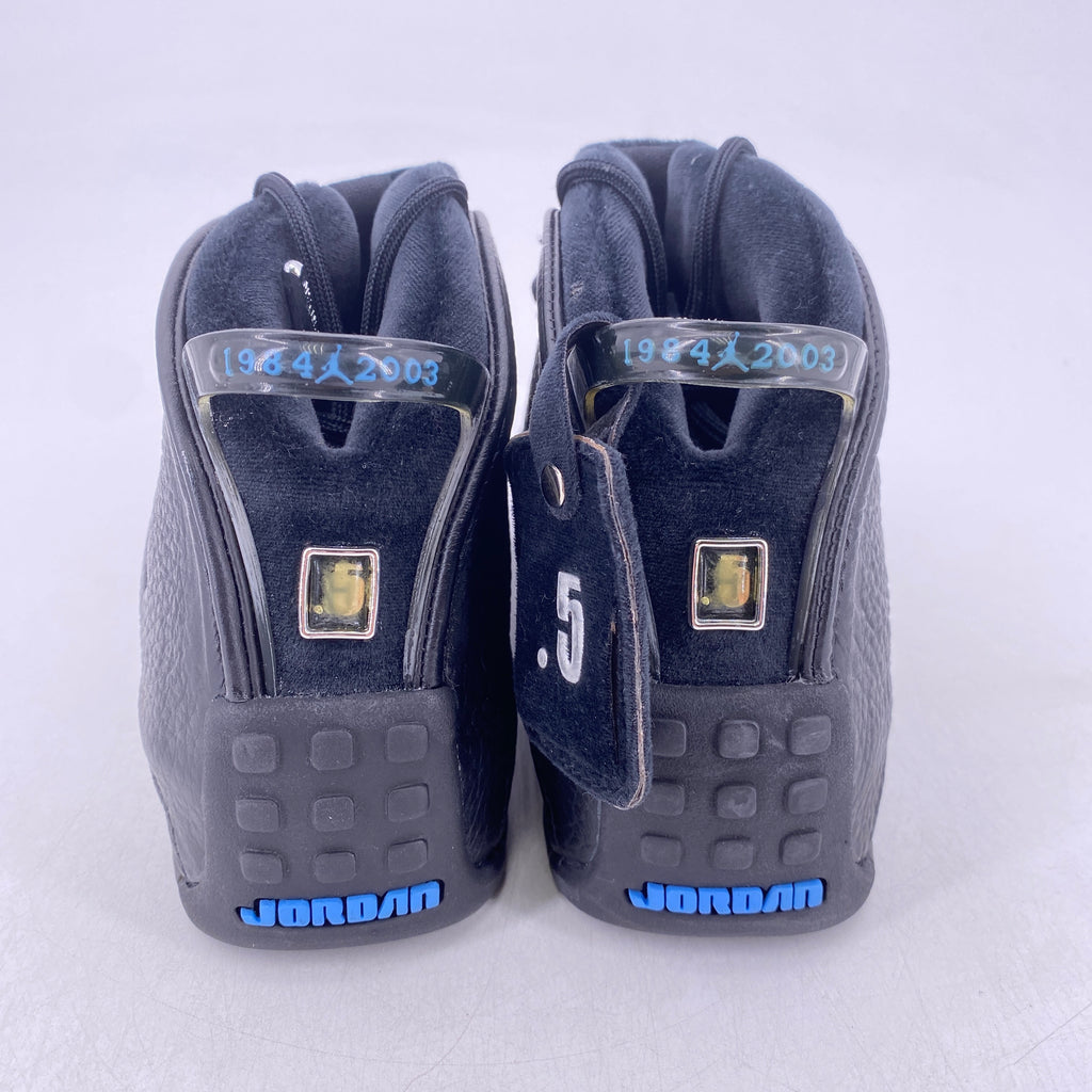 Air Jordan 18.5 OG "Black Chrome Blue" 2004 New Size 8
