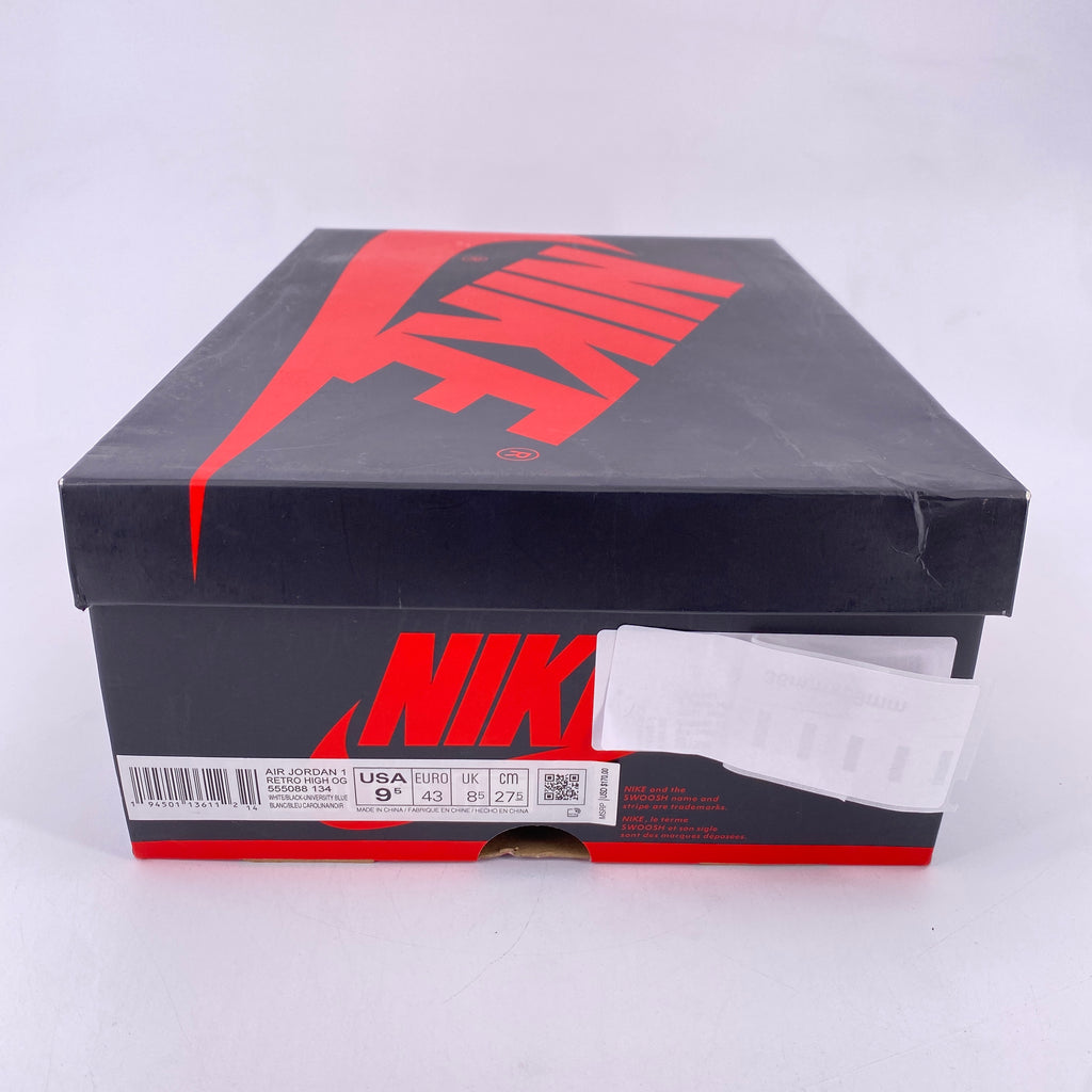Air Jordan 1 Retro High OG "University Blue" 2021 New Size 9.5
