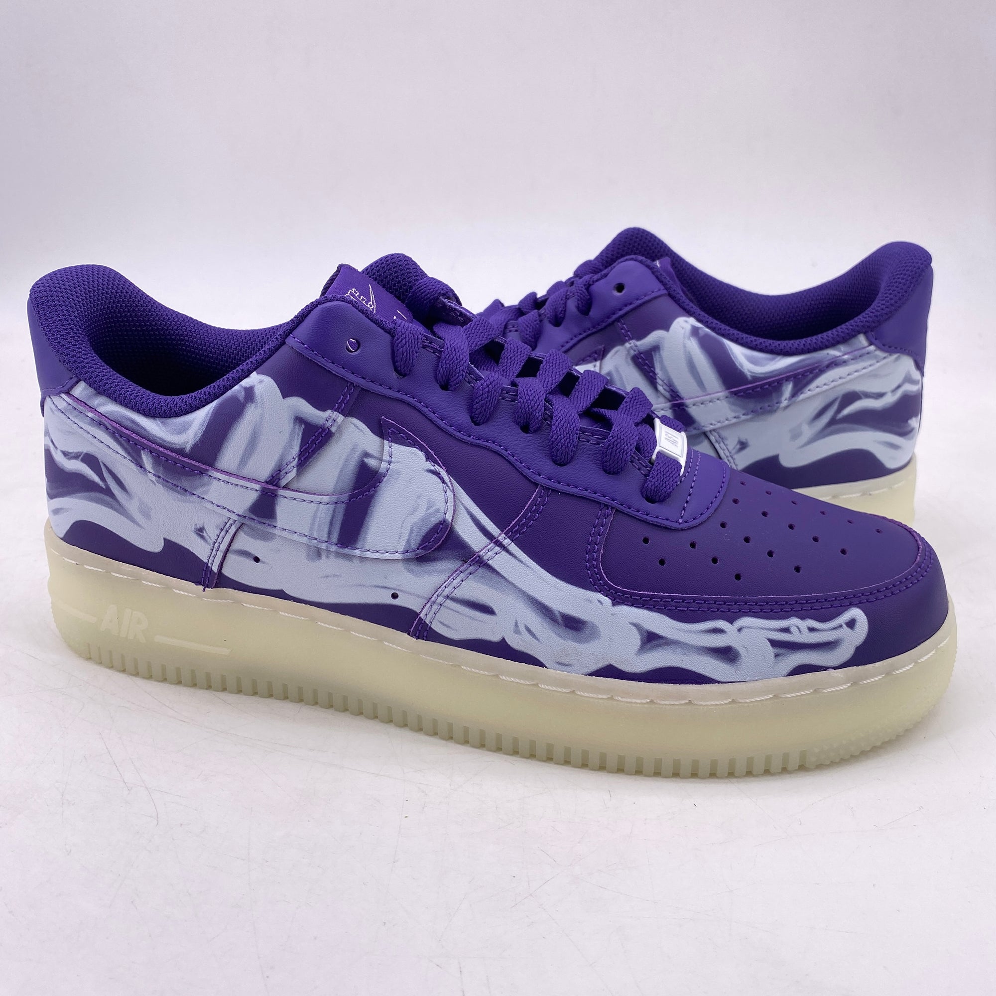 Nike Air Force 1 Low &quot;Purple Skeleton&quot; 2021 New Size 9.5