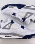 Air Jordan 4 Retro "Midnight Navy" 2022 New Size 9