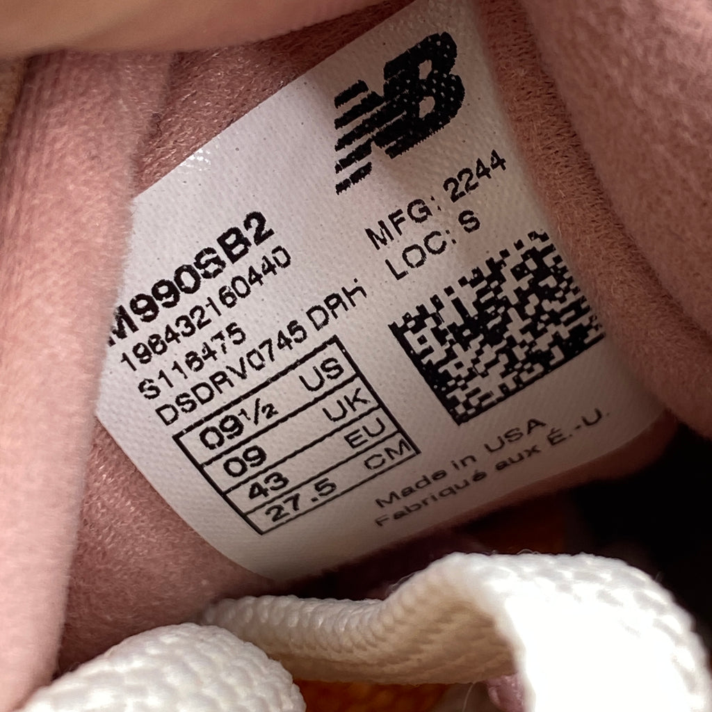 New Balance 990V2 "Sand Be The Time" 2022 Used Size 9.5