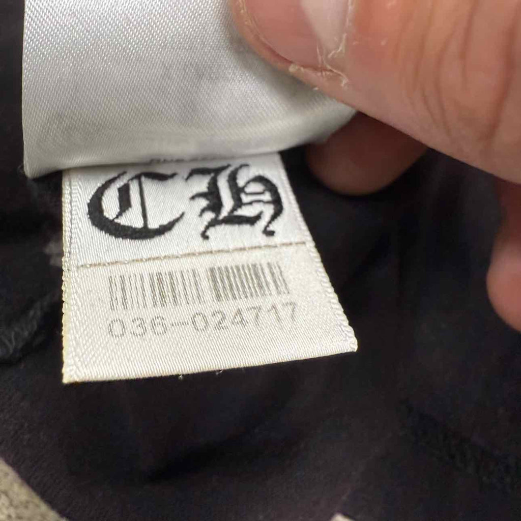 Chrome Hearts Long Sleeve "HORSESHOE STAFF" Black Used Size XL