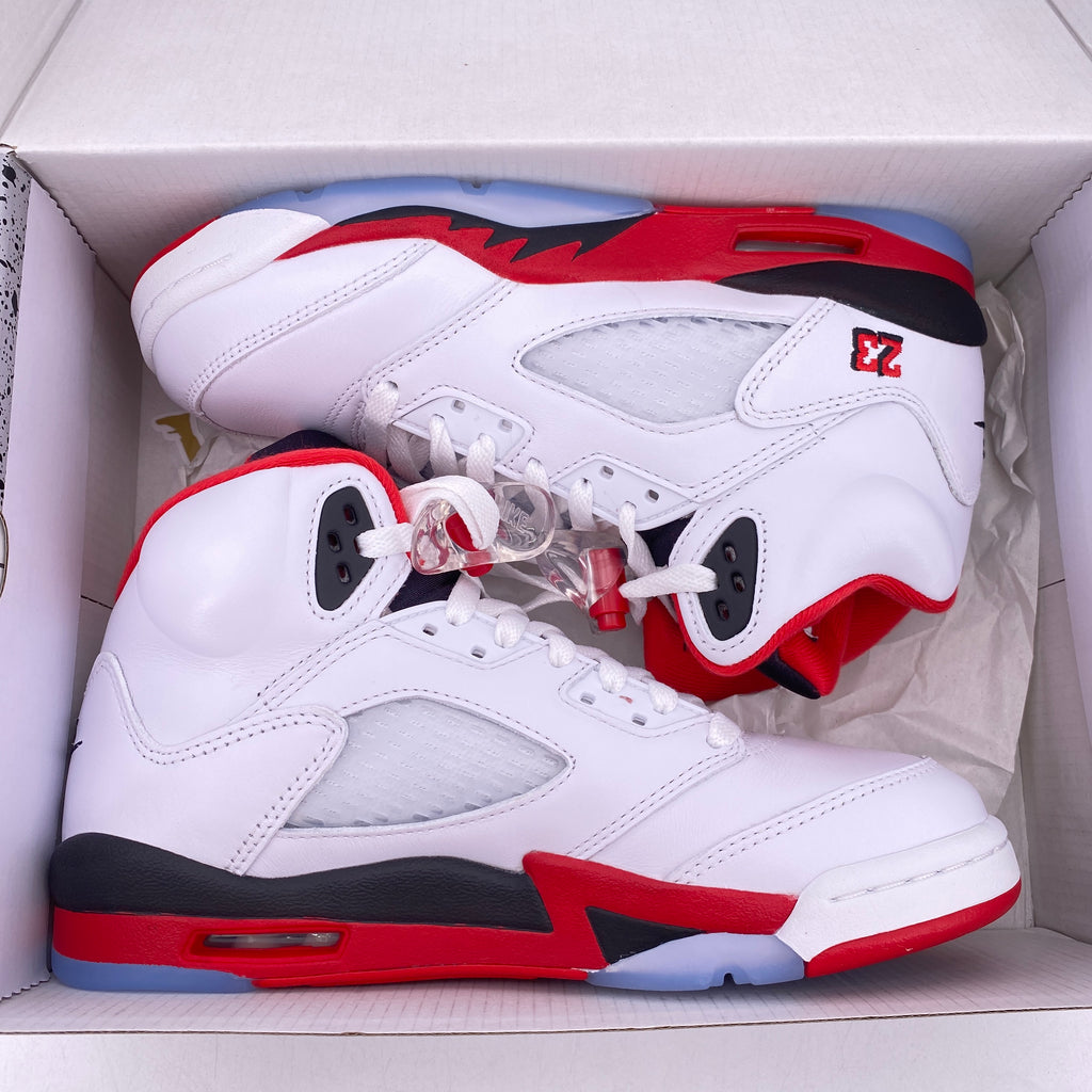 Air Jordan (GS) 5 Retro "Fire Red" 2025 New Size 6.5Y