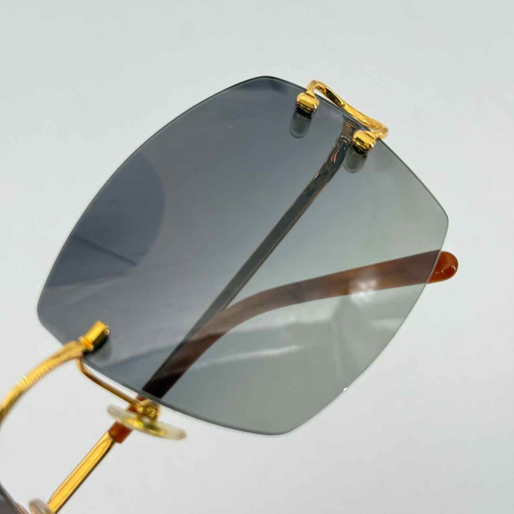 Cartier Glasses "BIG C" Used Gold Size OS